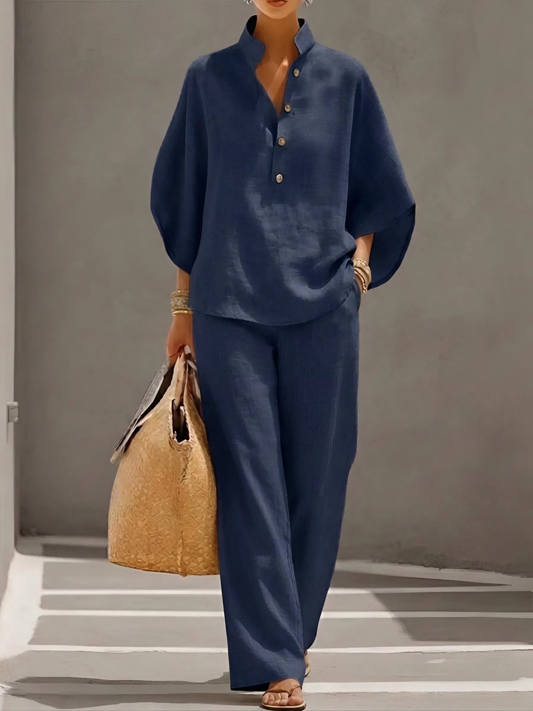 Elena | Lightweight Cotton Casual Set