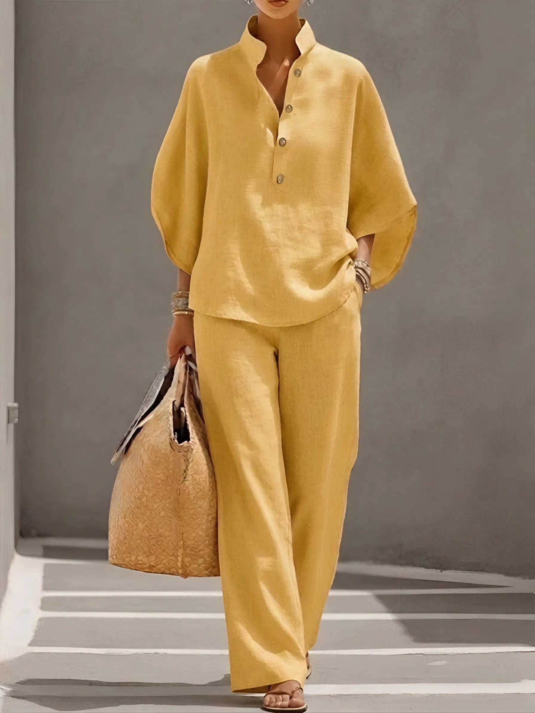 Elena | Lightweight Cotton Casual Set