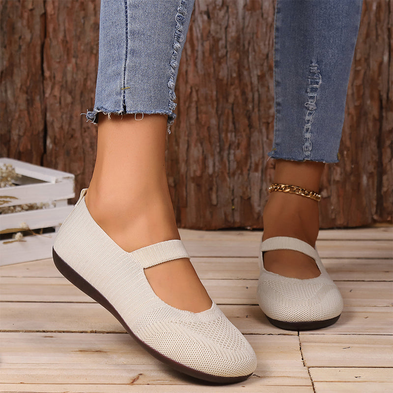 Lillian | Breathable Knit Comfort Ballet Flats