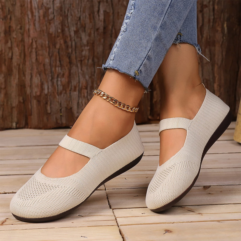 Lillian | Breathable Knit Comfort Ballet Flats