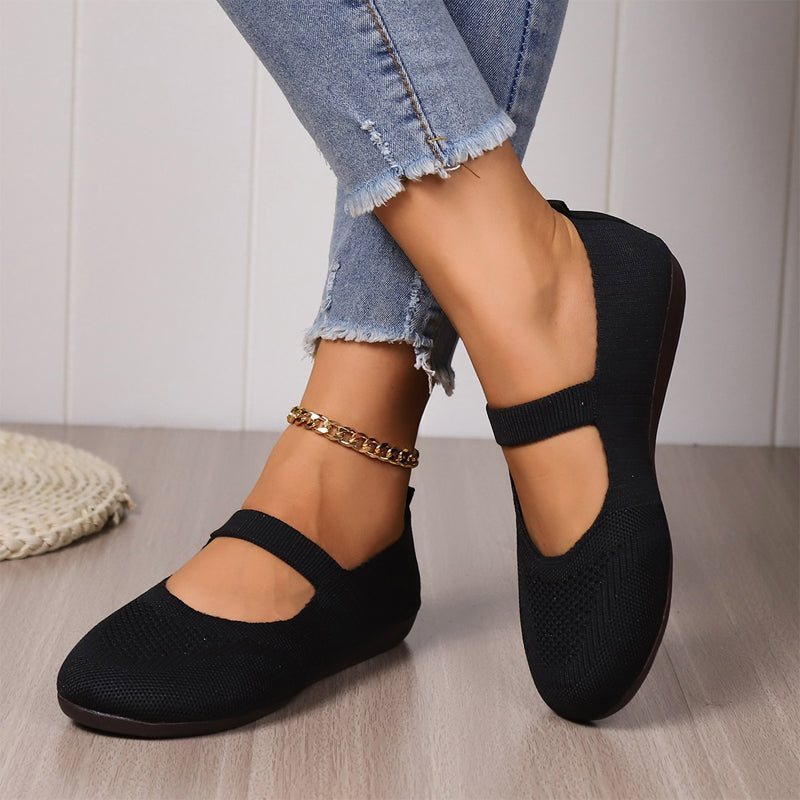 Lillian | Breathable Knit Comfort Ballet Flats