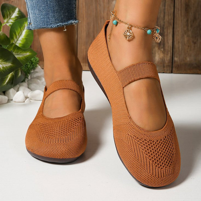 Lillian | Breathable Knit Comfort Ballet Flats