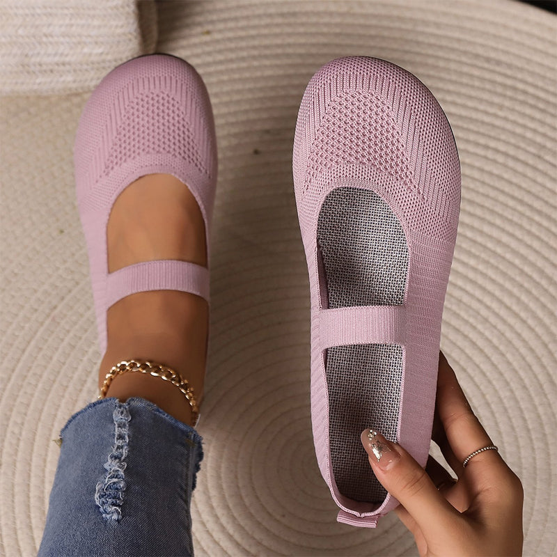 Lillian | Breathable Knit Comfort Ballet Flats