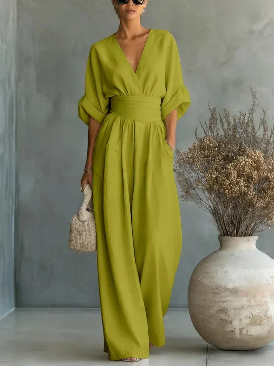 Aveline | Elegant Wide-Leg Jumpsuit