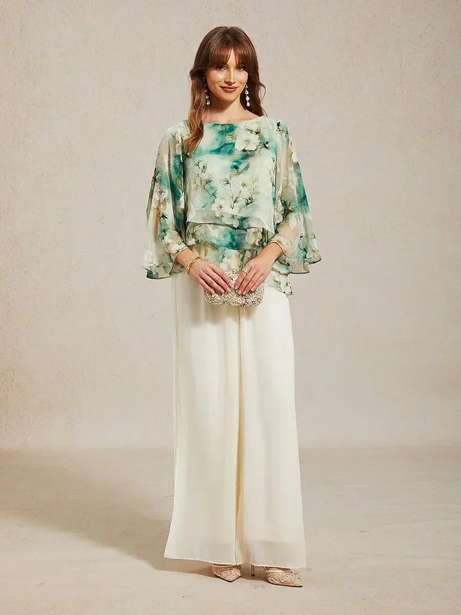 Genevieve | Elegant Floral Lace Layered Blouse
