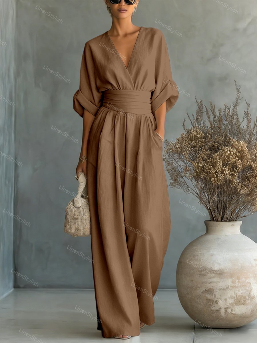 Seraphine Elegant Waist-Detail Jumpsuit