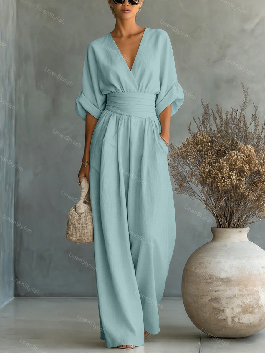 Seraphine Elegant Waist-Detail Jumpsuit