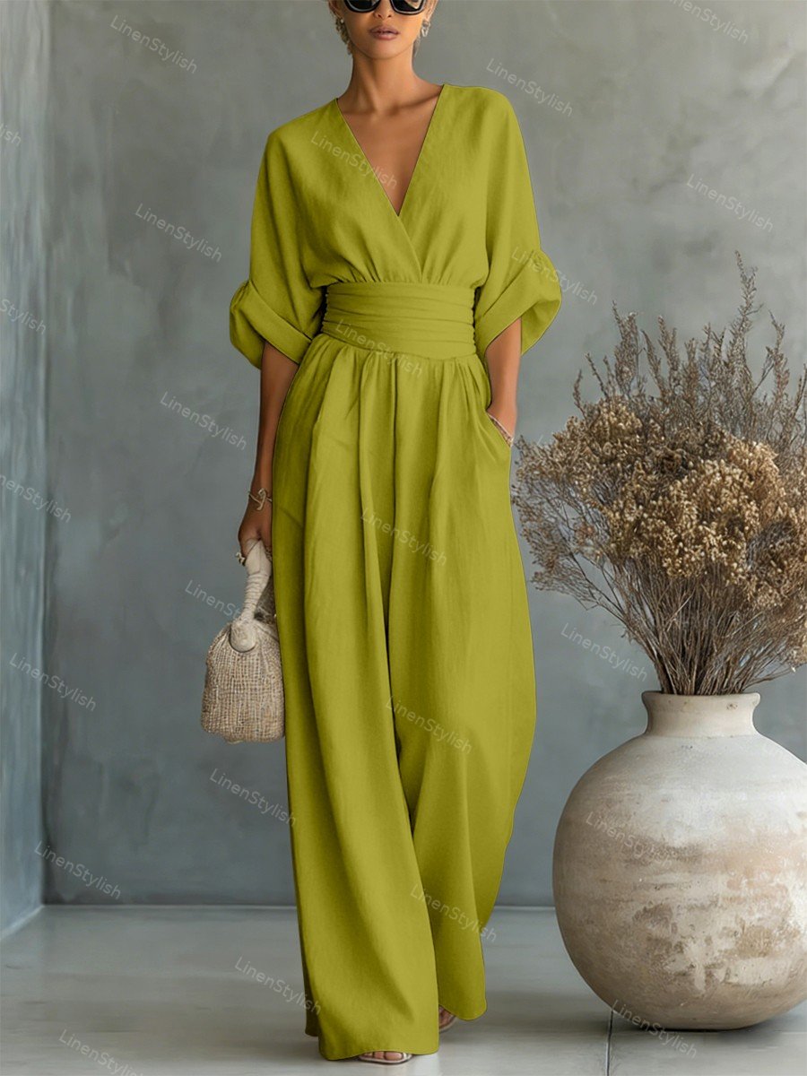 Seraphine Elegant Waist-Detail Jumpsuit