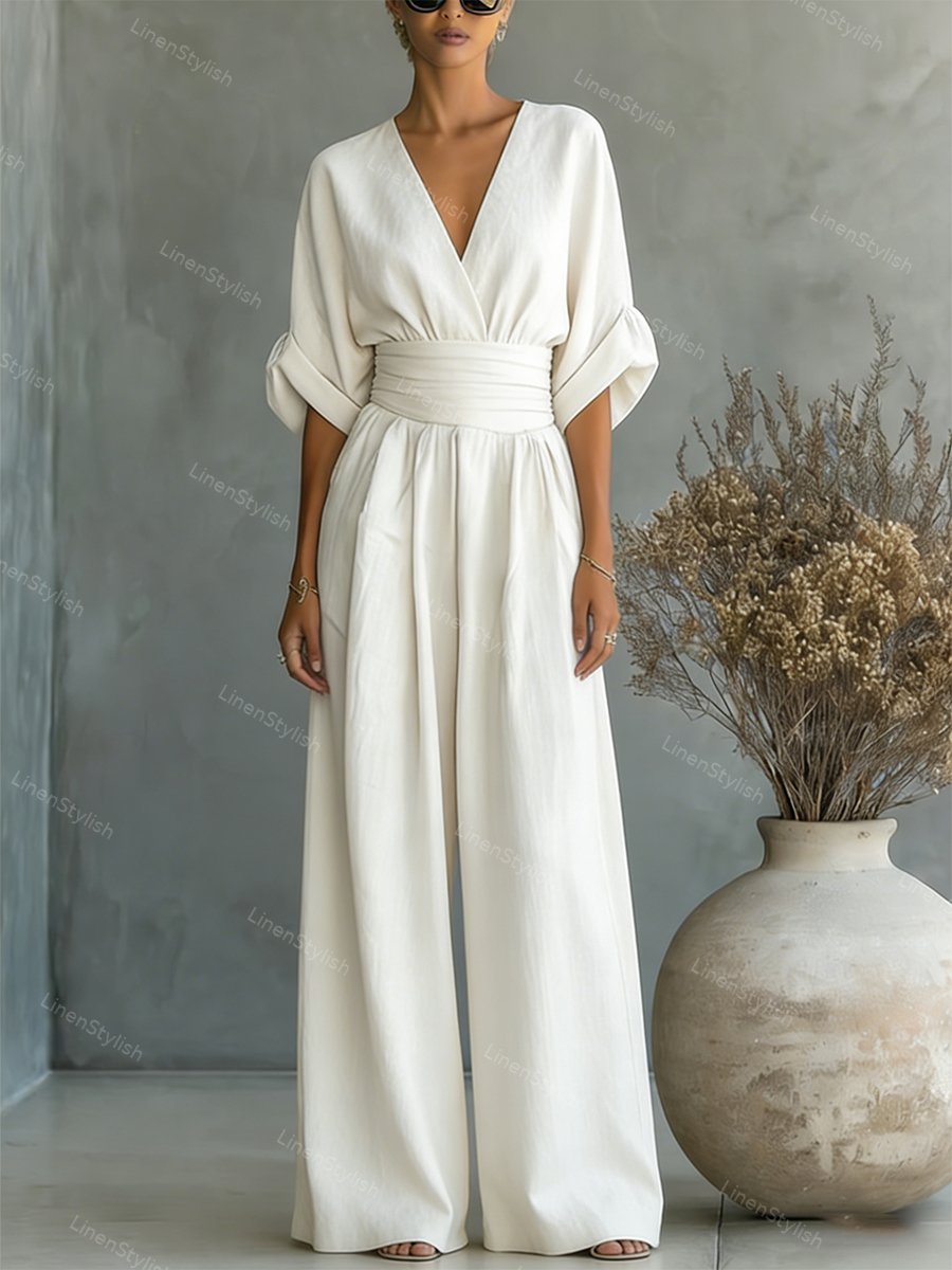 Seraphine Elegant Waist-Detail Jumpsuit